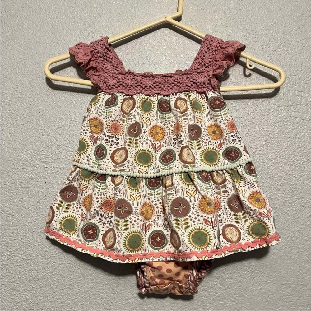 matilda jane infant girl jumper dress Size 18-24 Months